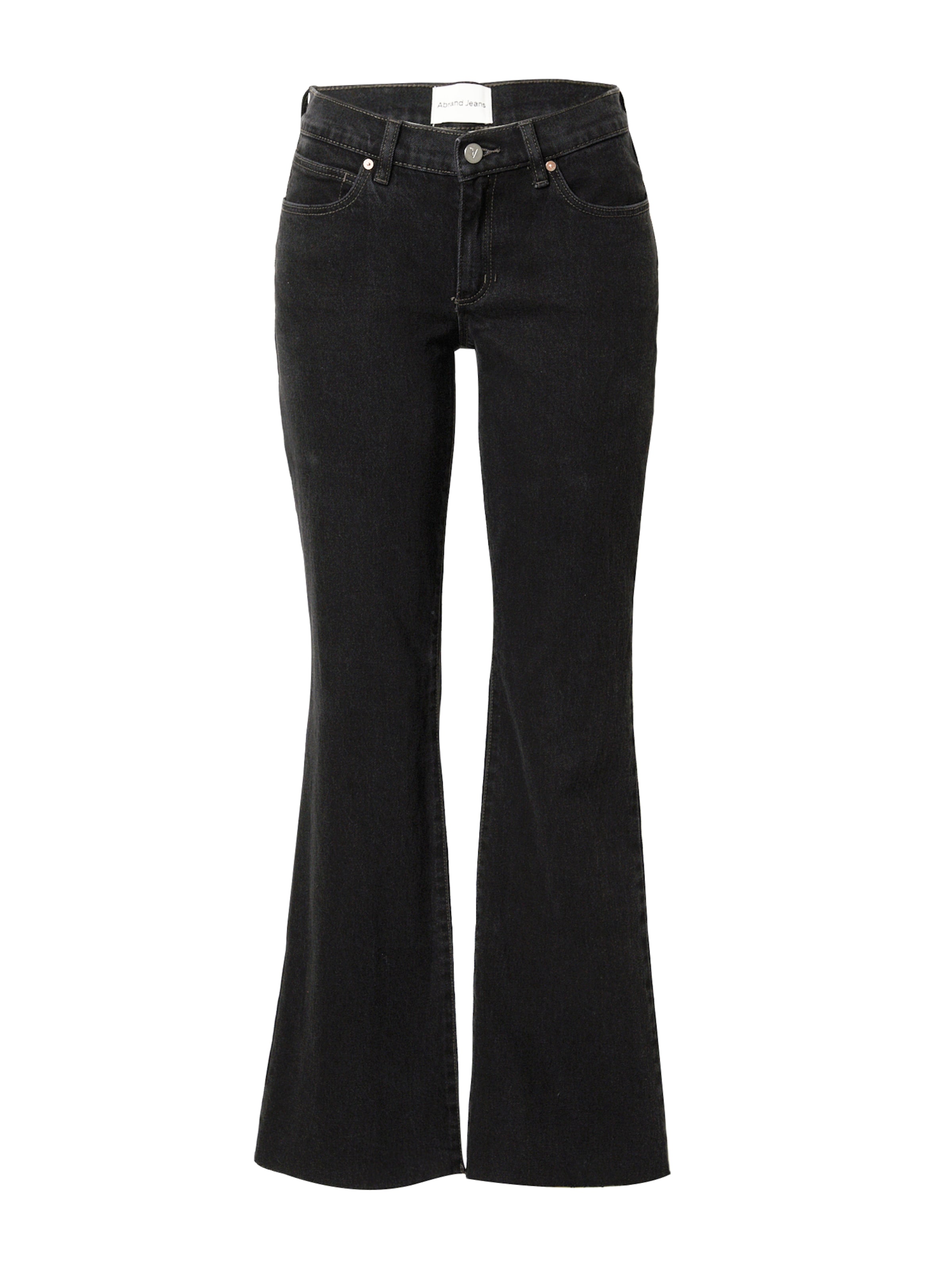 Abrand Дънки Bootcut Дънки в черно: отпред