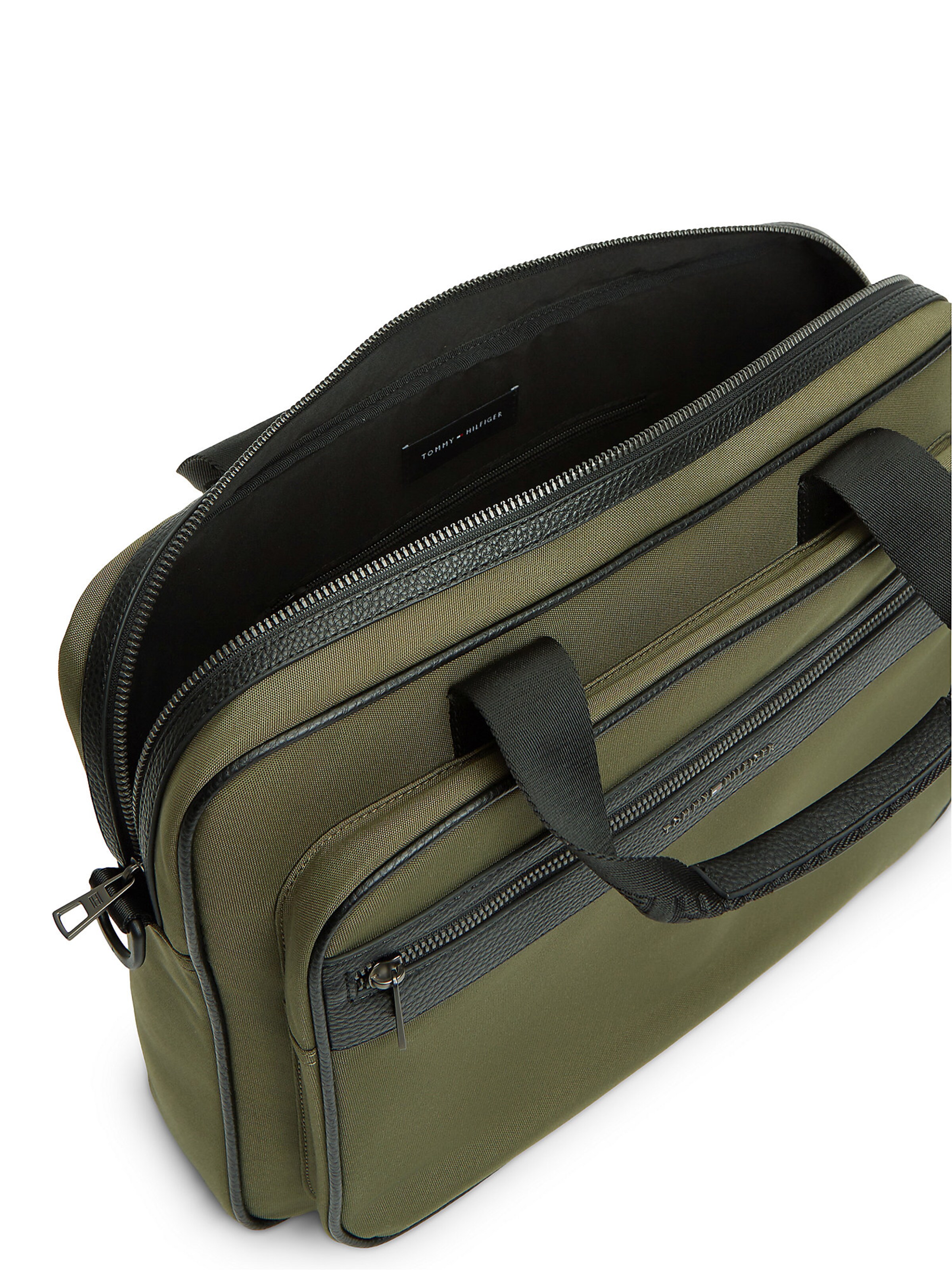 TOMMY HILFIGER Laptoptas in Groen