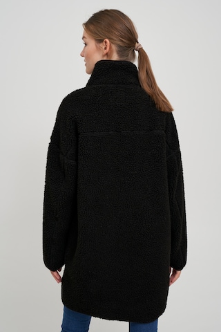 Oxmo Between-Seasons Coat 'TOVA' in Black