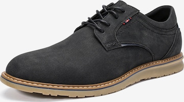 ALLTHEMEN Lace-Up Shoes 'Schritt' in Black: front
