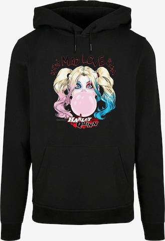 Sweat-shirt 'Batman - Harley Quinn Mad Love' ABSOLUTE CULT en noir : devant