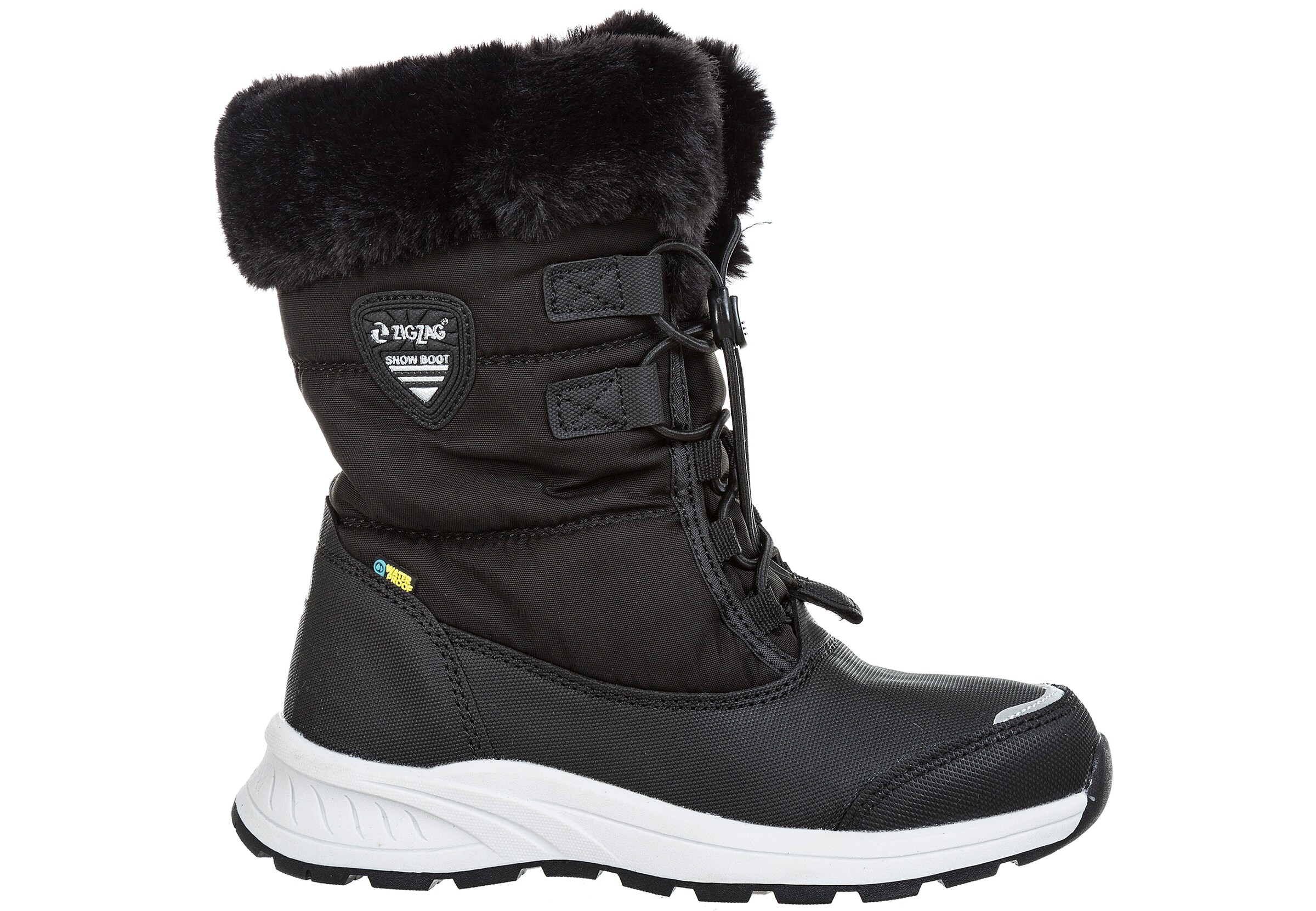 ZigZag Snow Boots 'Wesend' in Black