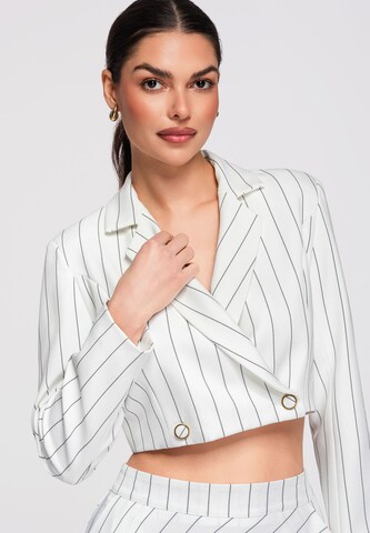 Ombre Blazers in Wit