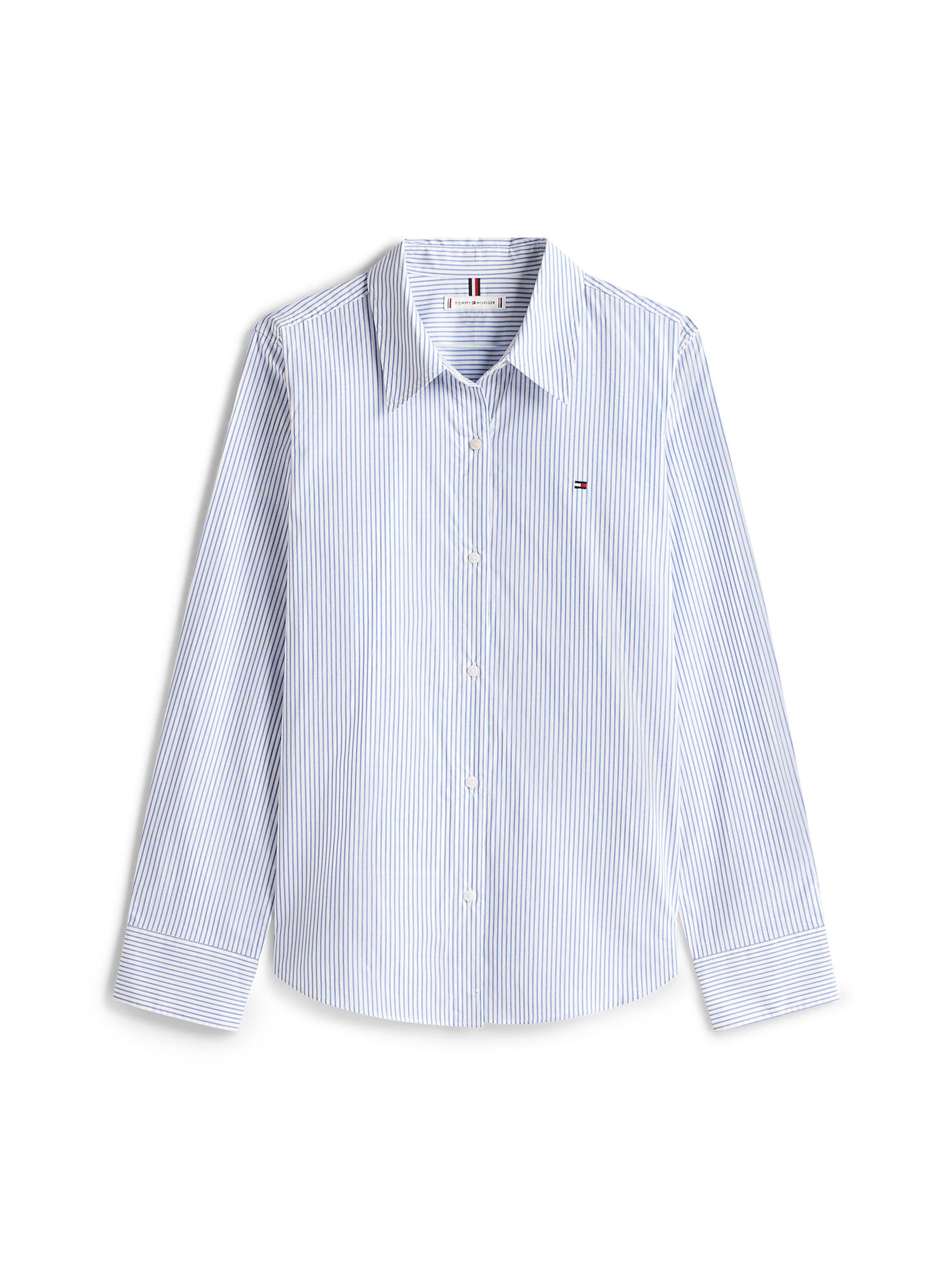TOMMY HILFIGER Bluse in Blau: Vorderseite
