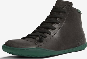 CAMPER Lace-Up Ankle Boots 'Peu' in Brown: front