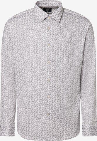 JOOP! Slim fit Button Up Shirt 'Pit-J' in White: front