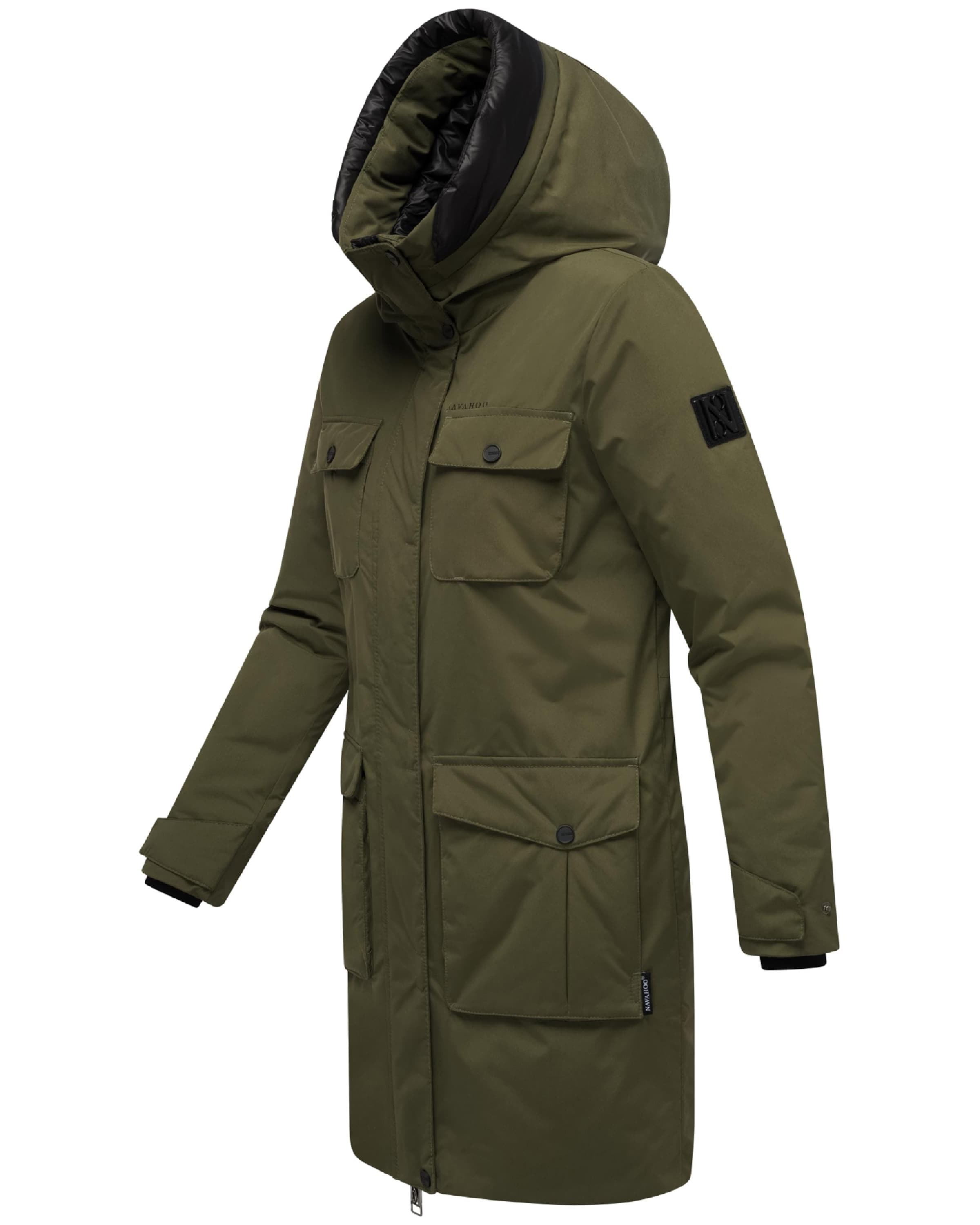 NAVAHOO Parka 'Eissturm 14' in Grün
