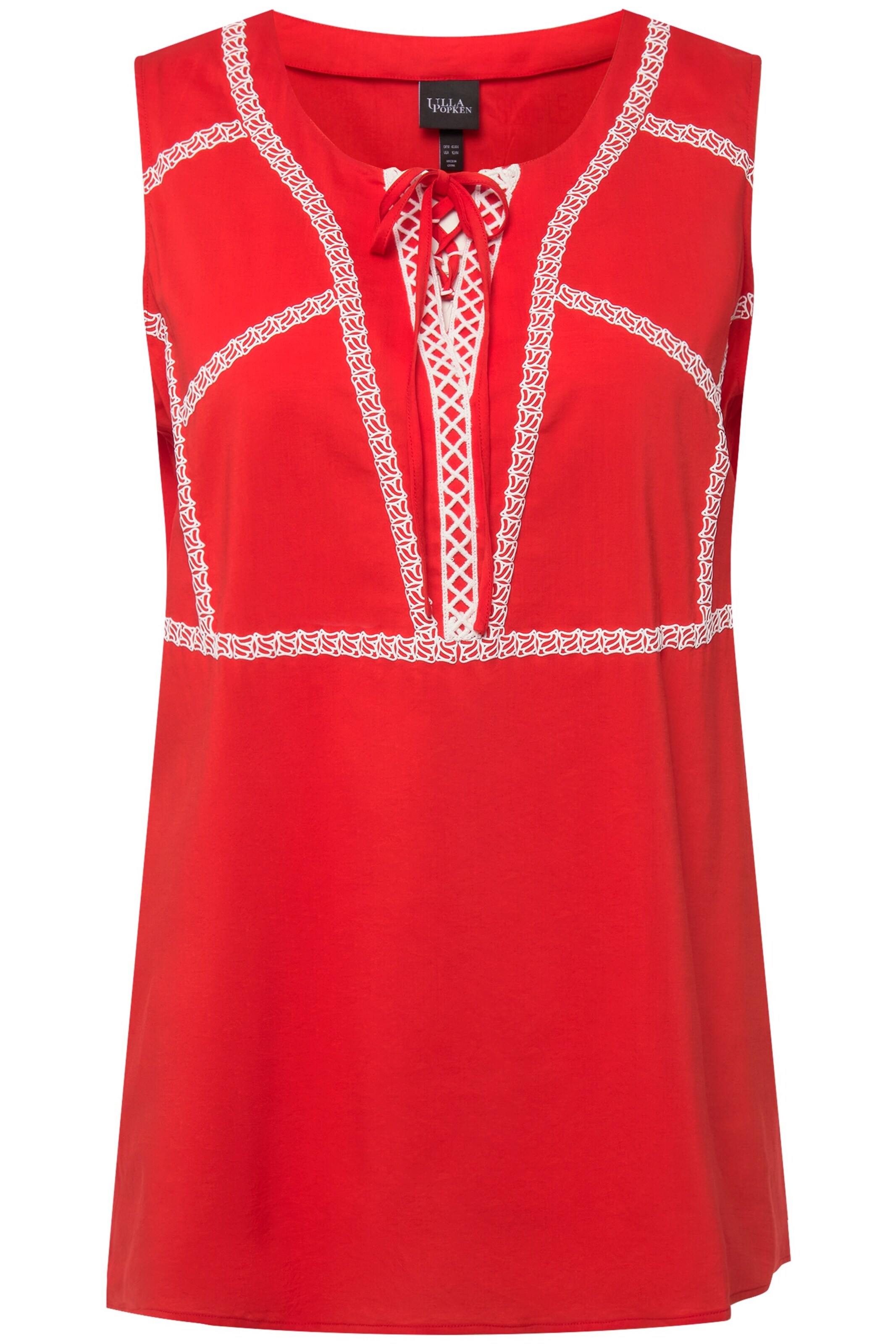 Ulla Popken Bluse in Rot: Vorderseite