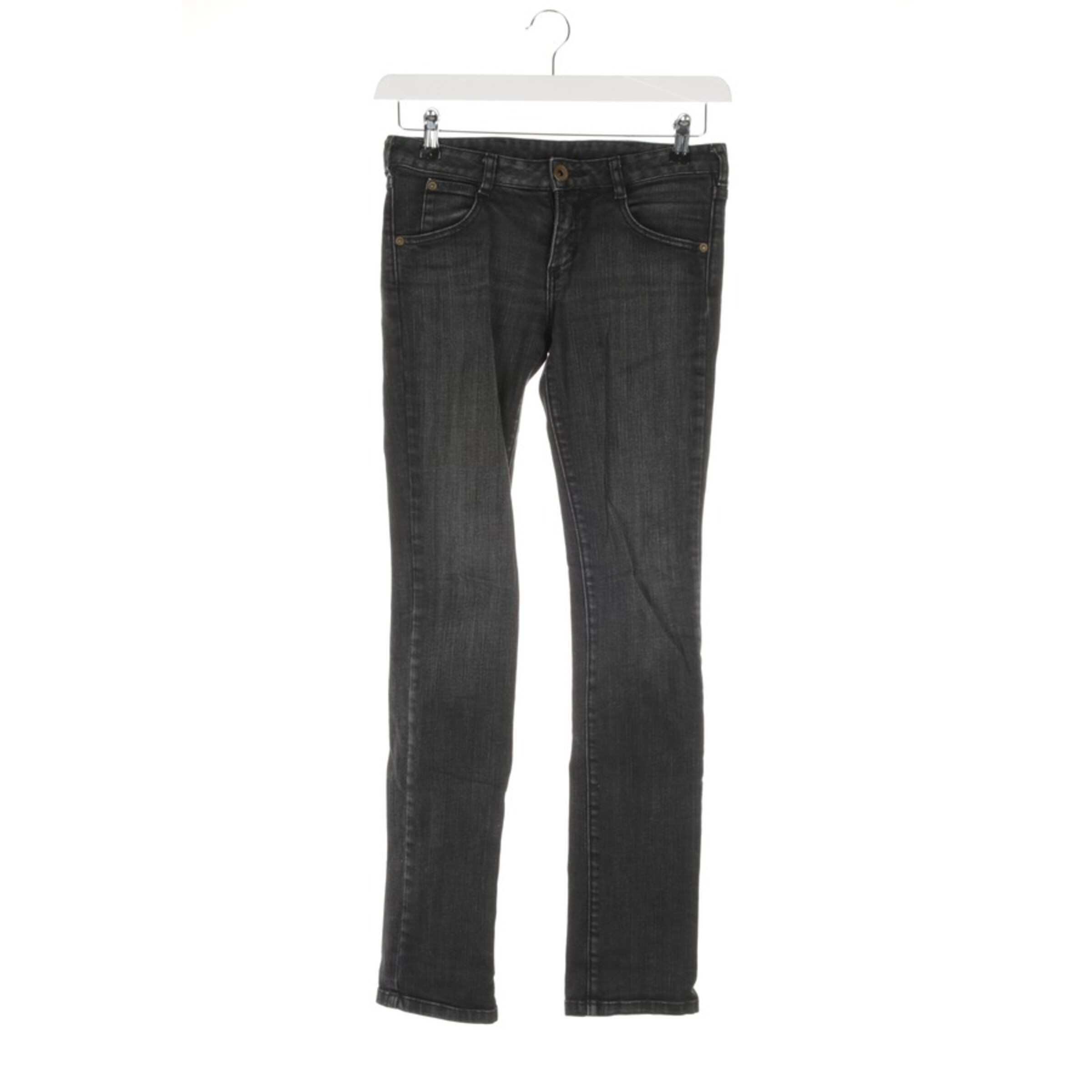 Theory Jeans 24 in Schwarz: Vorderseite