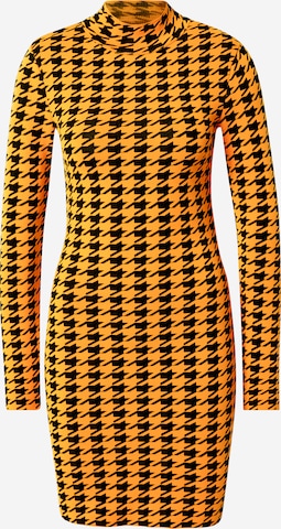 River Island Kleid 'DOGSTOOTH' in Orange: predná strana