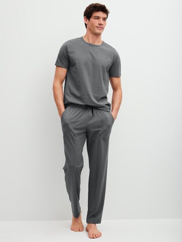 CALIDA Pajama pants 'RMX Sleep Weekend' in Grey