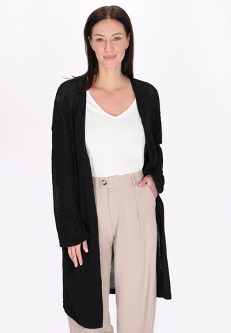 usha WHITE LABEL Вязаная кофта в Черный: спереди