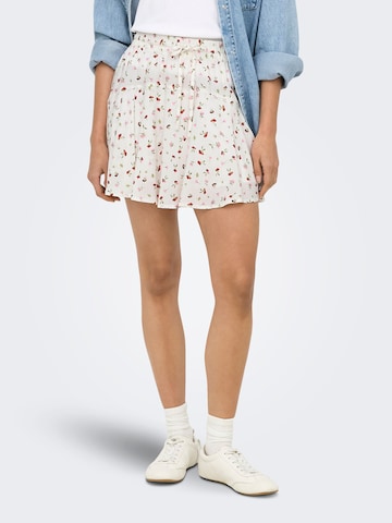 ONLY Regular Skirt 'Nala' in White: front