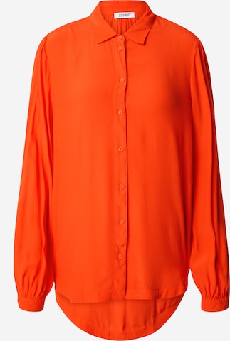 Camicia da donna di ESPRIT in rosso: frontale