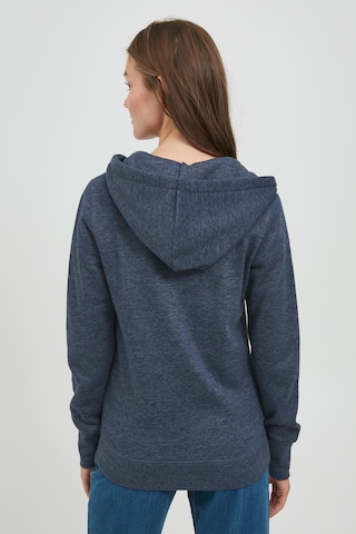 Oxmo Zip-Up Hoodie in Blue