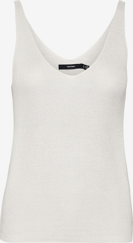 VERO MODA Knitted Top in White: front