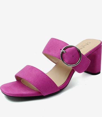 Mule 'Cattaleya' Celena en violet : devant