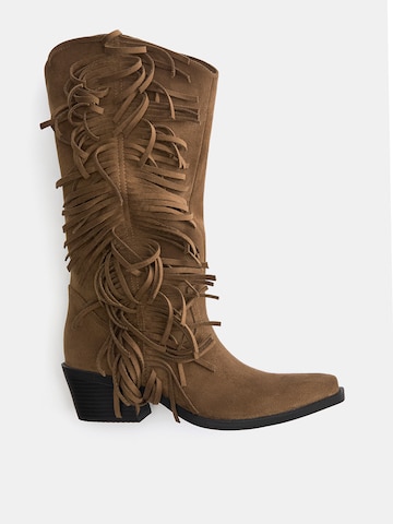 Bottes de cowboy Pull&Bear en marron
