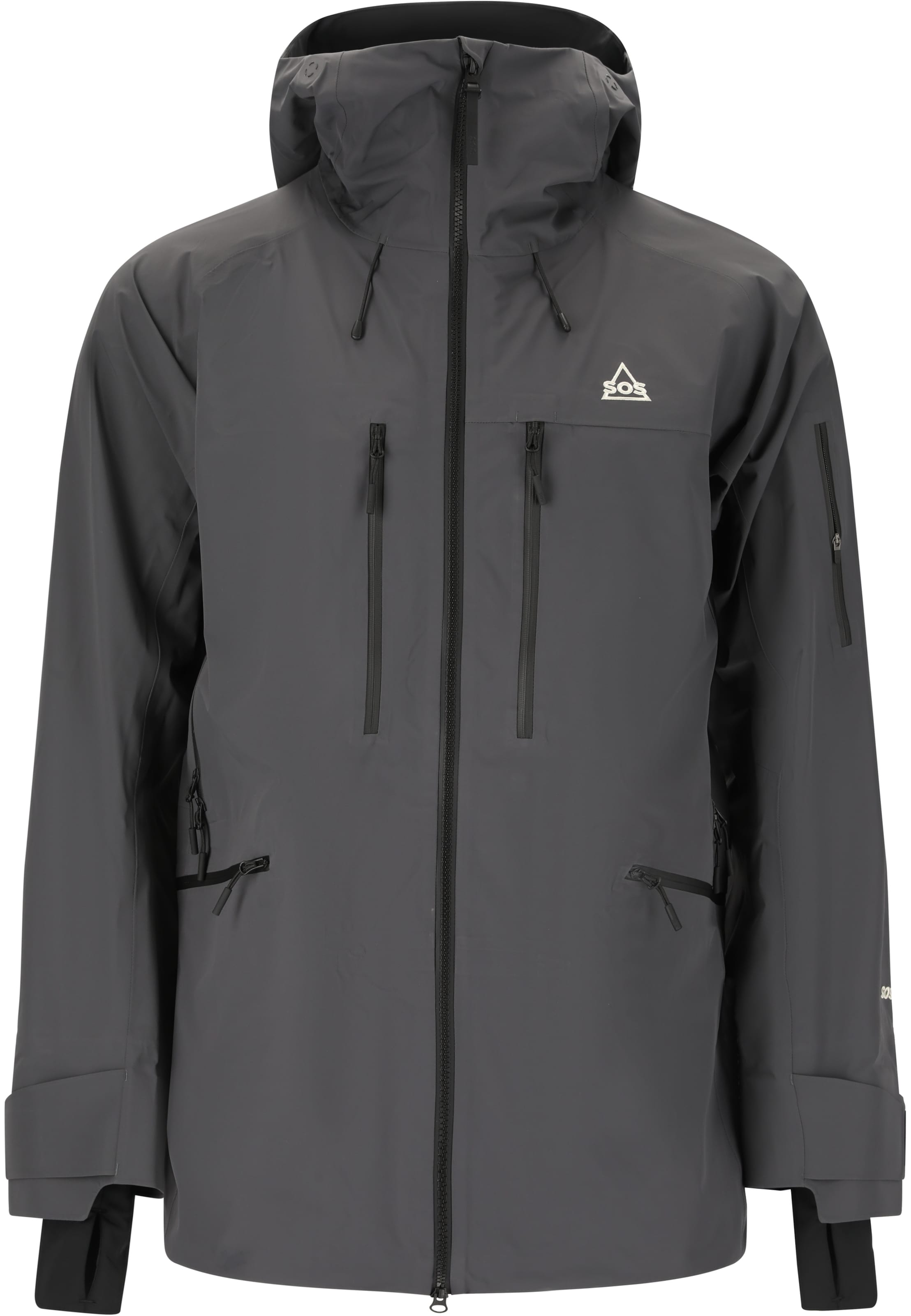 SOS Athletic Jacket 'Kula' in Dark grey, Item view