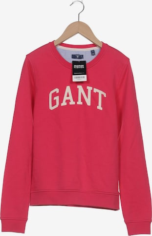 GANT Sweatshirt & Zip-Up Hoodie in S in Pink: front