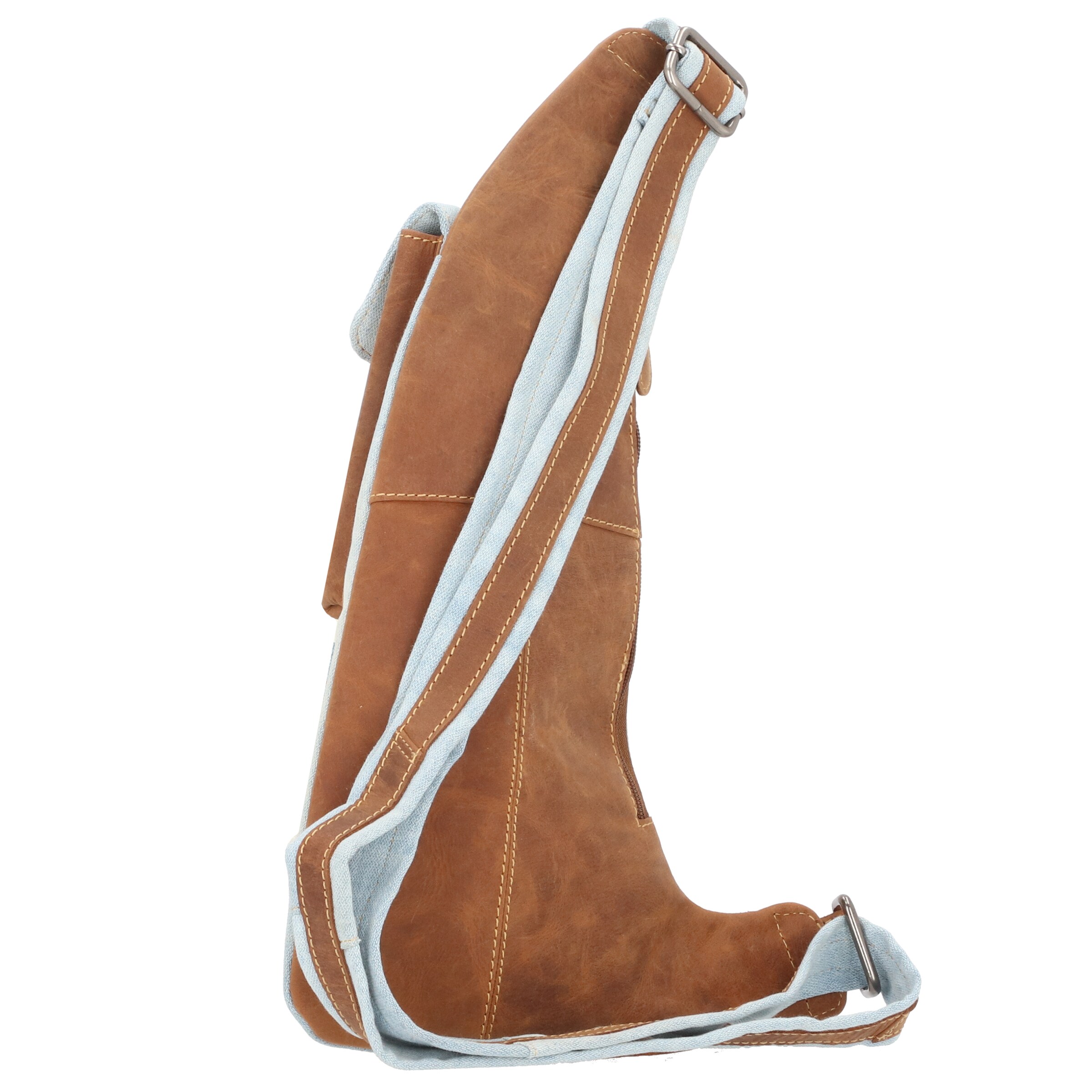 Frauen Taschen & Rucksäcke GREENBURRY Umhängetasche in Hellblau, Braun - NX63605 Frauen Taschen & Rucksäcke GREENBURRY Umhängetasche in Hellblau, Braun - NX63605