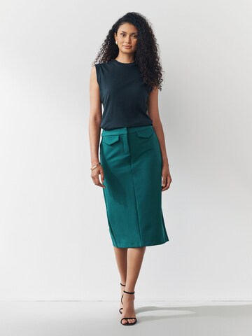 Next - Falda en azul: frente