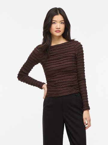 VILA Shirt 'VILisabeth' in Bruin: voorkant