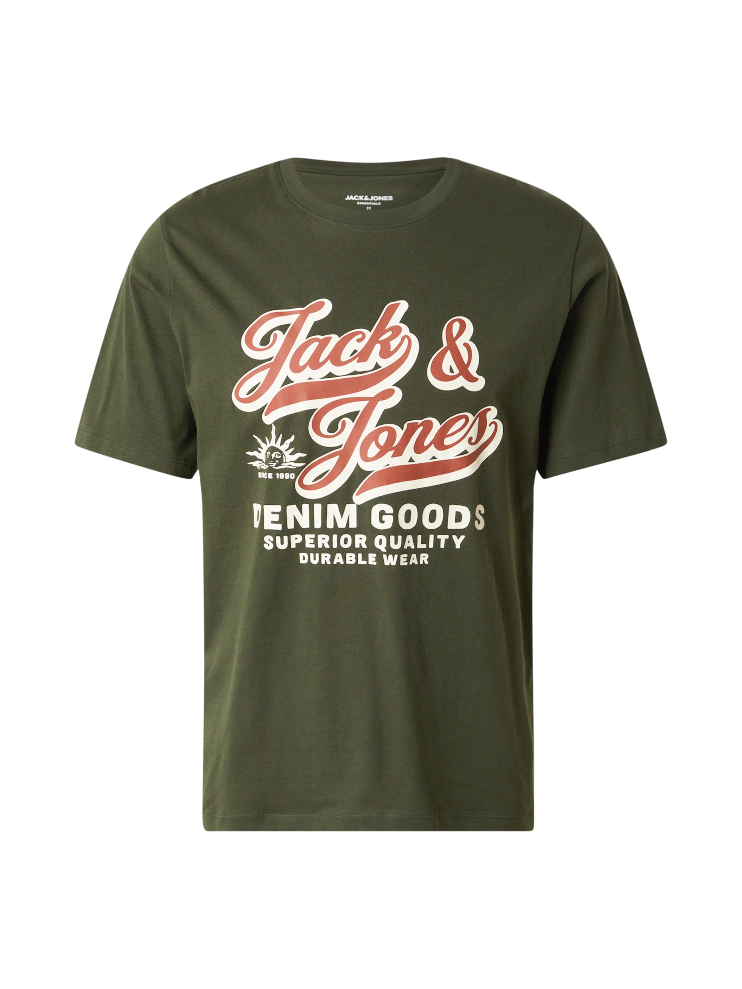 Maglietta di JACK & JONES in verde: frontale