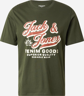 JACK & JONES Футболка в Зеленый: спереди