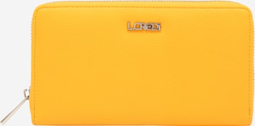 L.CREDI Wallet 'FILIPPA' in Yellow: front