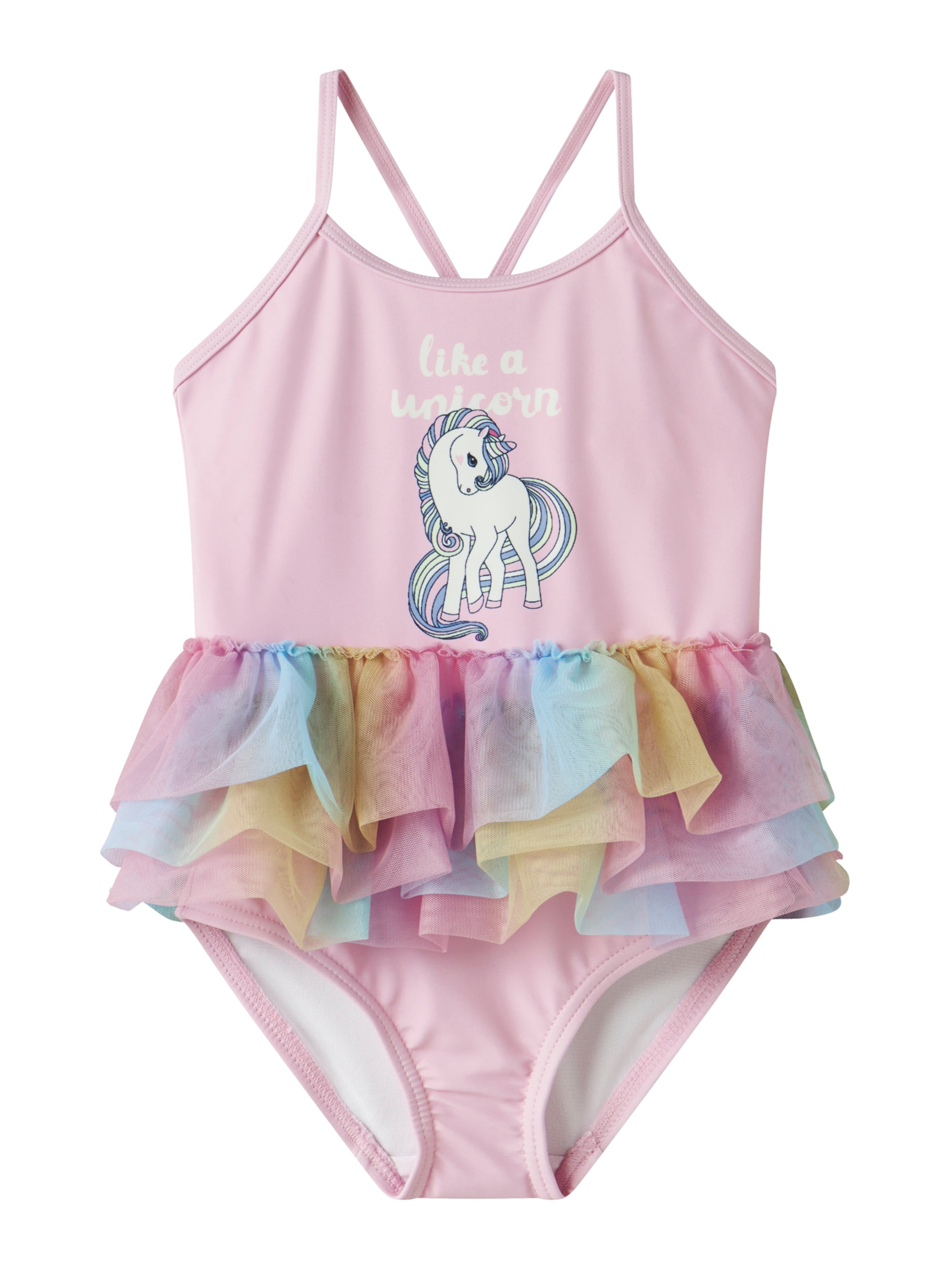 NAME IT Fürdőruhák 'NMFZUPA' - rózsaszín: elől