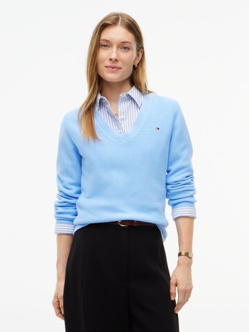 TOMMY HILFIGER Trui in Blauw: voorkant