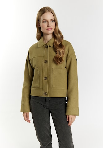 DreiMaster Vintage Демисезонная куртка 'Imane' в Зеленый: спереди