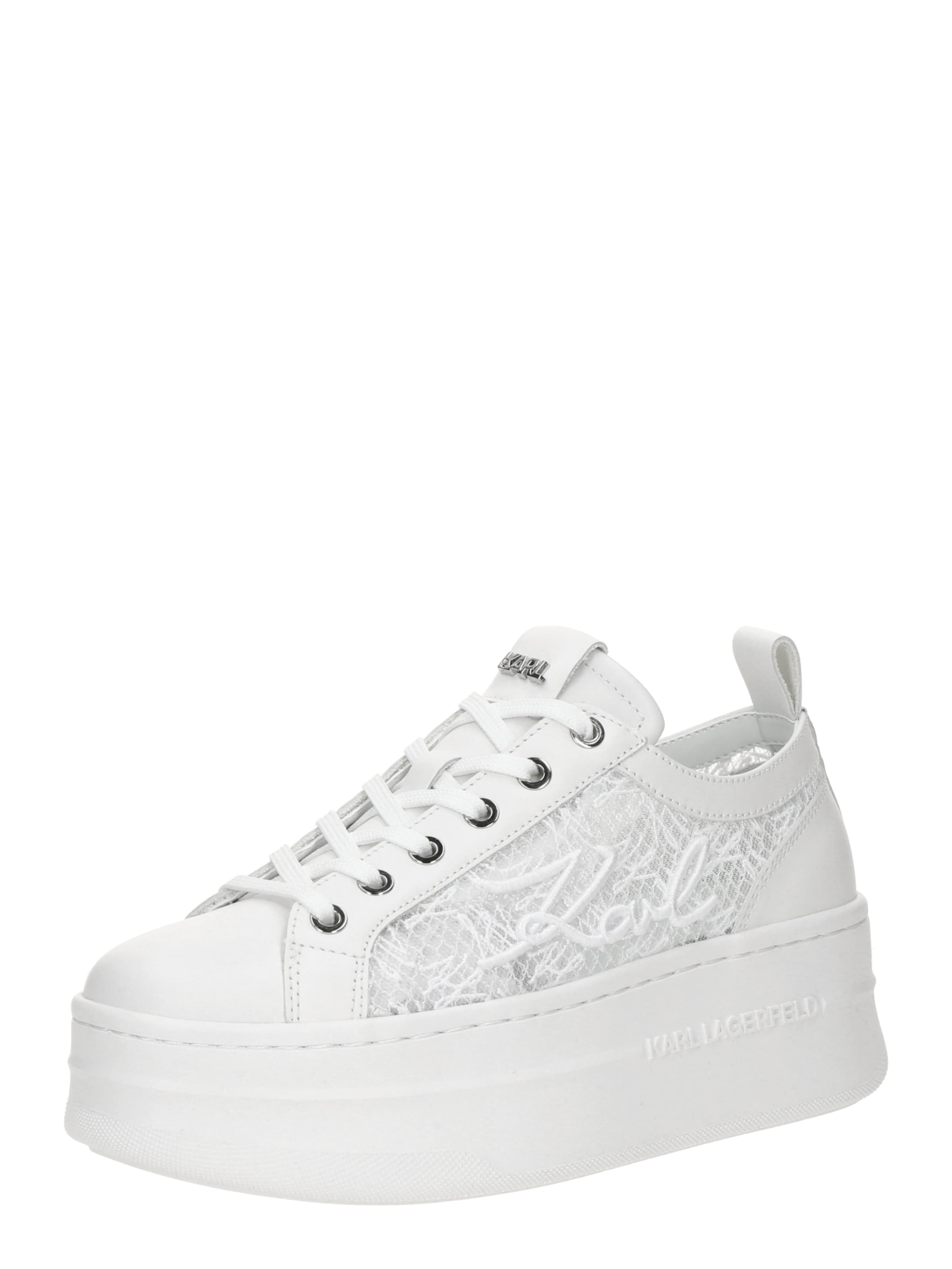 Sneaker bassa di Karl Lagerfeld in bianco: frontale
