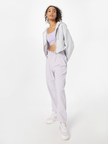 ADIDAS PERFORMANCE Tapered Sports trousers 'Studio' in Purple