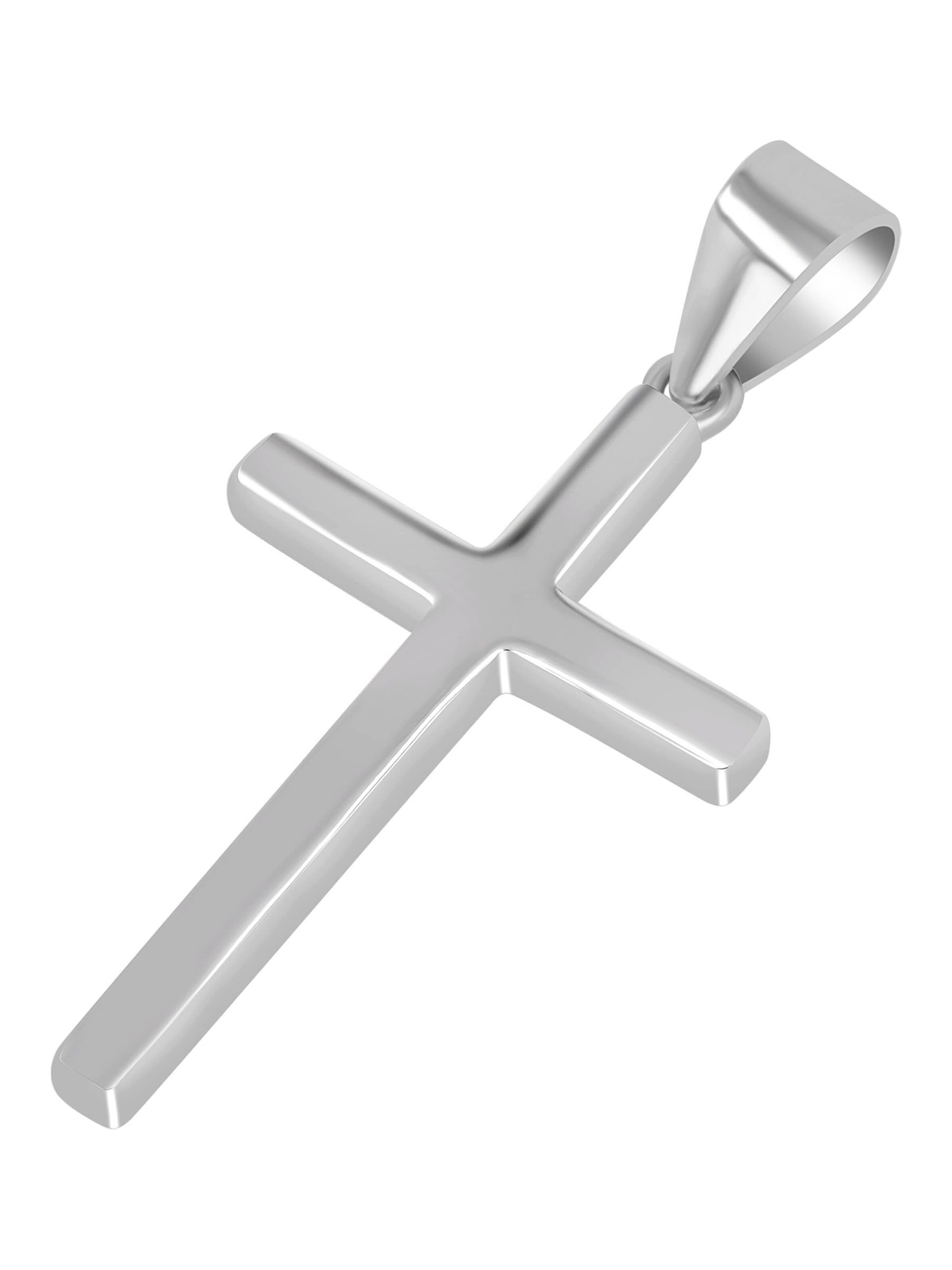 Akzent Pendant '"Lucius" aus 925 Sterlingsilber, rhodiniert, langlebig' in Silver: front
