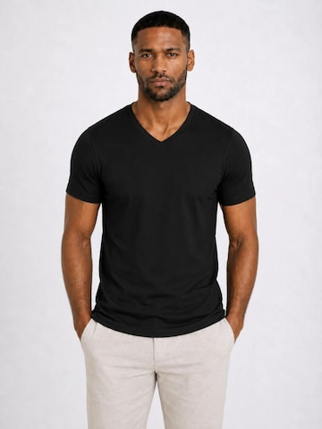 Madnezz House - Camiseta en negro: frente