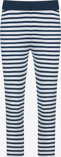 Mey Pantalon de pyjama en bleu foncé / blanc, Vue avec produit
