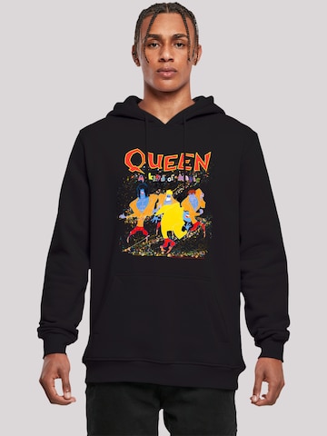 F4NT4STIC Sweatshirt 'Queen A Kind Of Magic' in Black: front