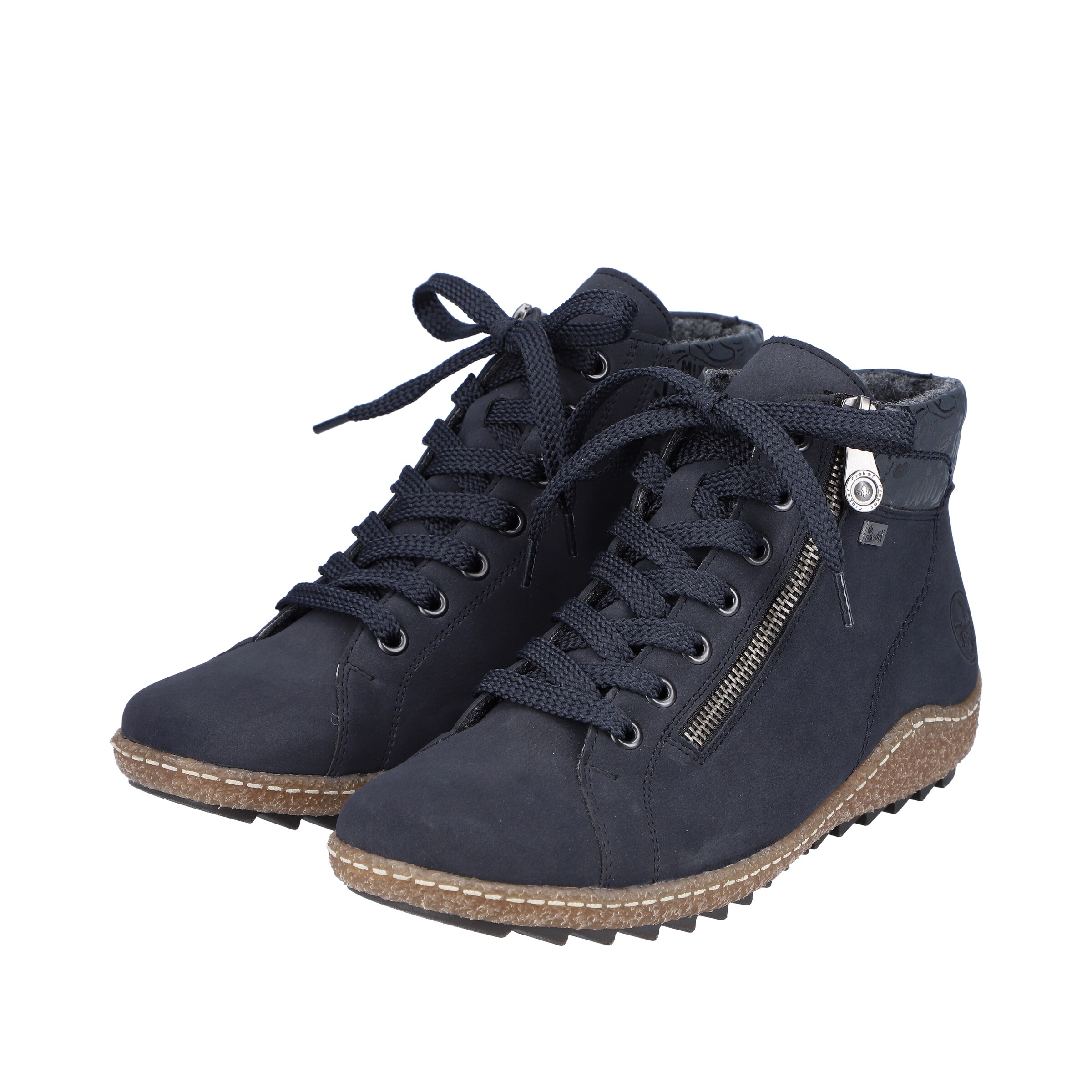 Bottines à lacets 'L7502' Rieker en bleu
