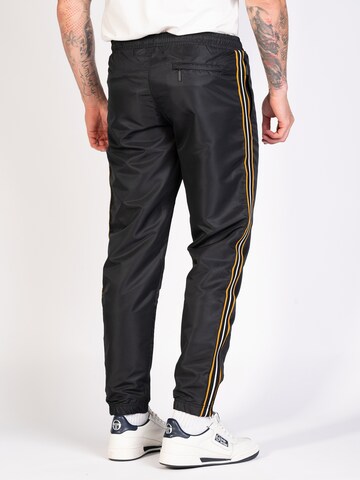 Sergio Tacchini Tapered Workout Pants 'Lista' in Black