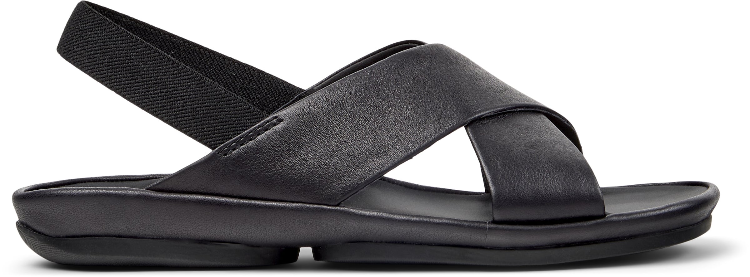 CAMPER - Sandálias com tiras ' Right Isla ' em preto