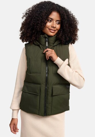 NAVAHOO Vest 'Zimthäschen XIV' in Green