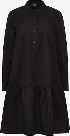 Robe-chemise DreiMaster Klassik en noir : devant