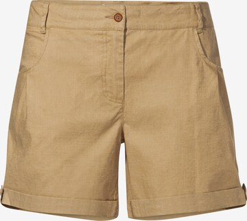 VAUDE Outdoor Pants 'Redmont' in Beige: front