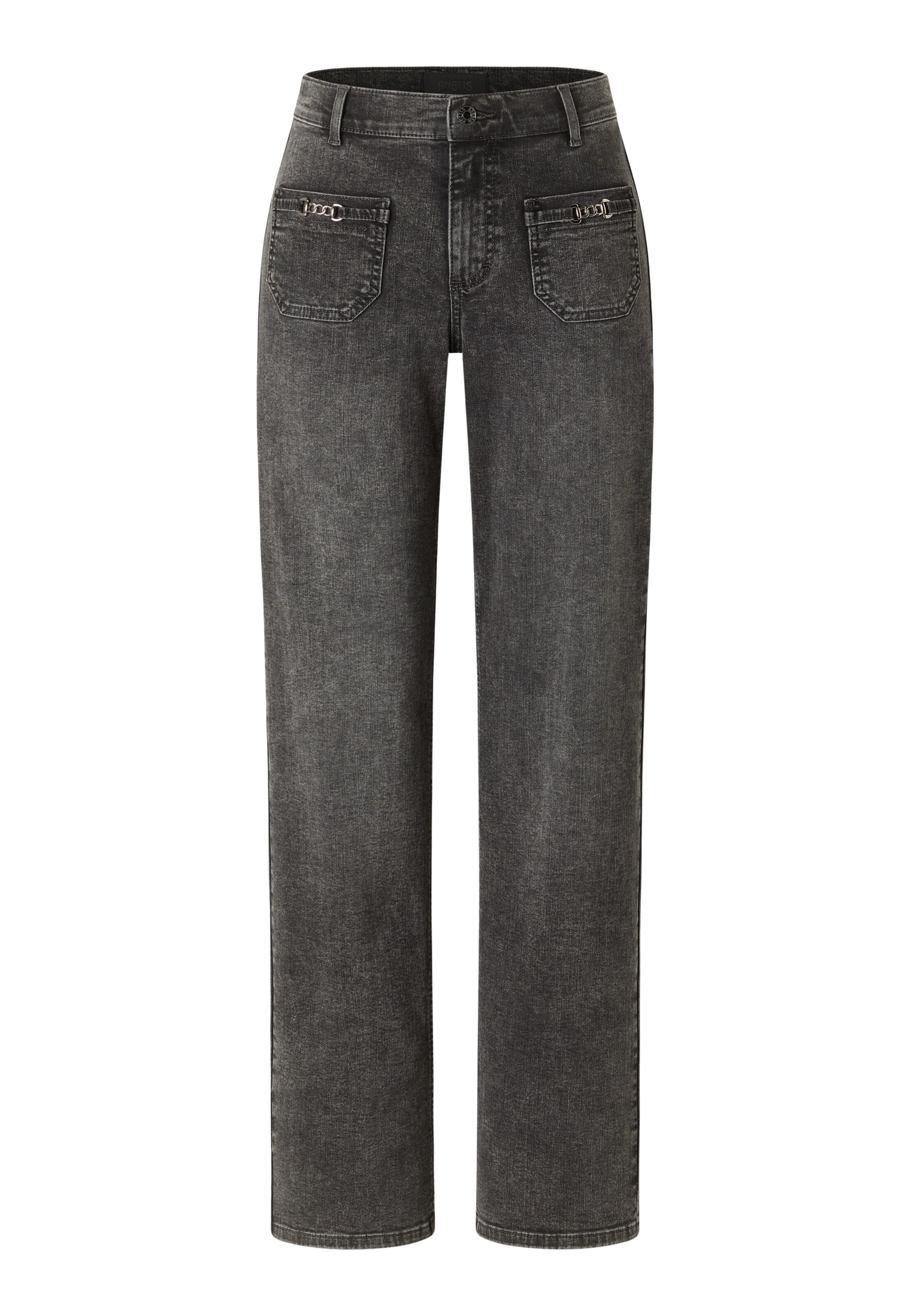 Angels Regular Jeans in Grey: front