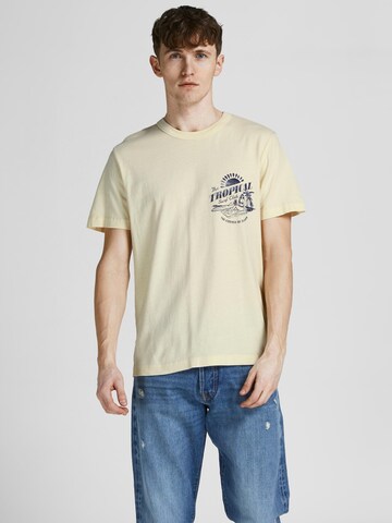 JACK & JONES T-Shirt 'BLUBRYSON' in Gelb: Vorderseite