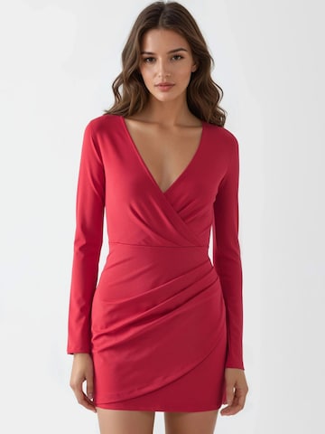 Busem Dress in Red