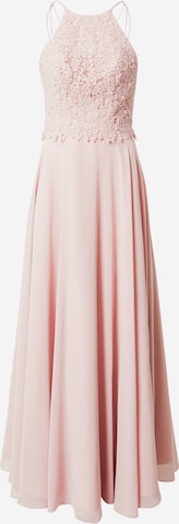 LUXUAR Aftonklänning i rosa: framsida