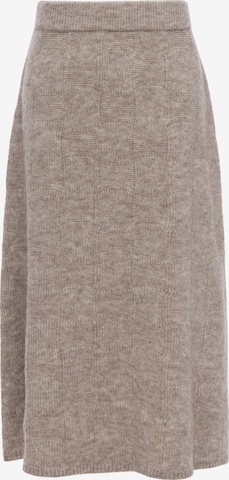 Jupe usha BLACK LABEL en beige : devant